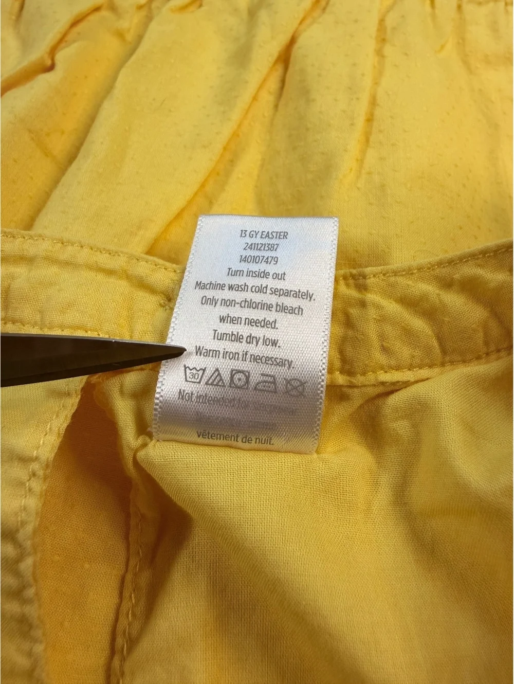 Gymboree Girls Size 8 Yellow Daffodil Garden Peplum Top Ribbon Flower